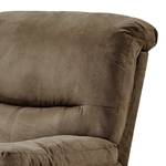 Relaxfauteuil Donnes microvezel - lichtbruin