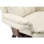 Relaxsessel Keltern (mit Hocker) Kunstleder - Beige