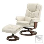 Relaxfauteuil Keltern (met hocker) kunstleer - Beige