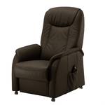 Relaxfauteuil Malthe mokkakleurig echt leer