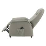 Relaxfauteuil Malthe taupe echt leer