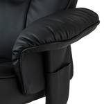 Fauteuil de relaxation Montreal Cuir synthétique noir