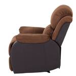 Relaxfauteuil Norden microvezel/kunstleer bruin