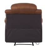 Fauteuil de relaxation Norden Microfibre / Imitation cuir - Marron