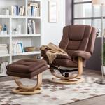 Fauteuil de relaxation Parap Microfibre - Marron