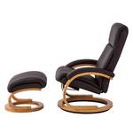 Relaxfauteuil Vancouver (met hocker) kunstleer