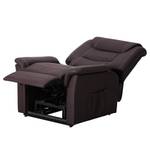 Fauteuil de relaxation Willes Imitation cuir Marron café