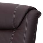 Relaxfauteuil Willes (met opstahulp) kunstleer koffiebruin