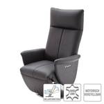 Fauteuil de relaxation Zap Cuir véritable / Imitation cuir - Noir - Noir