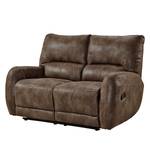 Relaxsofa Elsfjord (2-Sitzer) Microfaser - Mittelbraun