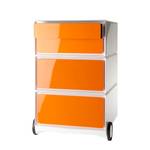 Rollcontainer easyBox II Weiß / Orange