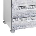 Rollcontainer Sumatra Grau - Holzwerkstoff - 55 x 54 x 42 cm