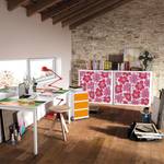 Meuble easyOffice Papier Peints VII Rose vif - Hauteur : 104 cm