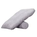 Coussin de dossier avec boudin Roxbury Tissu - Tissu Naya : Gris-Beige