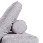 Coussin de dossier avec boudin Roxbury Tissu - Tissu Naya : Gris-Beige