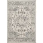 Tapis vintage Flora II Tissu mélangé - Beige / Bleu foncé - 160 x 230 cm