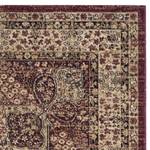 Teppich Aymara Mischgewebe - Beige / Weinrot - 200 x 300 cm