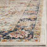 Tapis Melita Tissu mélangé - Beige / Bleu foncé - 90 x 150 cm