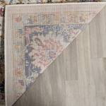 Teppich Melita Mischgewebe - Beige / Dunkelblau - 90 x 150 cm