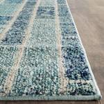 Tapis Effi Fibres synthétiques - Turquoise / Sable - 90 x 150 cm