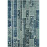 Tapis Effi Fibres synthétiques - Turquoise / Sable - 120 x 180 cm