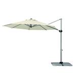 Samos 300 Sonnenschirm Aluminium/Polyester - Silber/Natur