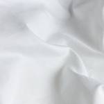 Satin-Bettwäsche Tomar Weiß - 80 x 80 cm Kissenbezug