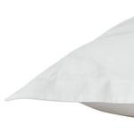 Satin-Bettwäsche Tomar Weiß - 80 x 80 cm Kissenbezug