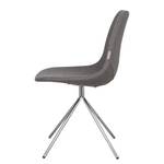 Chaise cantilever FOURTEEN UP Chrome / Gris