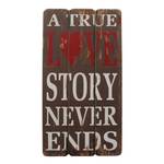 Schild Story Love True