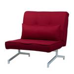 Slaapfauteuil Cardini Uno geweven stof Stof Bora: Rood