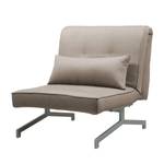 Slaapfauteuil Cardini Uno geweven stof Stof Zahira: Beige-Grijs