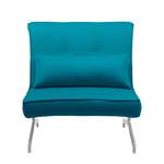 Slaapfauteuil Cardini Uno geweven stof Stof Zahira: Turquoise