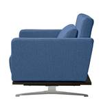 Slaapfauteuil Copperfield Plus I geweven stof - Stof Bora: Blauw