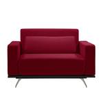 Slaapfauteuil Copperfield Plus I geweven stof - Stof Bora: Rood