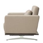 Slaapfauteuil Copperfield Plus I geweven stof - Stof Zahira: Beige-Grijs