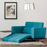 Slaapfauteuil Copperfield Plus I geweven stof - Stof Zahira: Turquoise