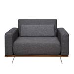 Fauteuil convertible Copperfield Plus II Tissu - Tissu Parsa : Gris-Noir