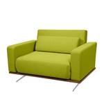 Slaapfauteuil Copperfield Plus II geweven stof - Stof Zahira: Limegroen