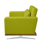 Slaapfauteuil Copperfield Plus II geweven stof - Stof Zahira: Limegroen