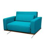 Slaapfauteuil Copperfield Plus II geweven stof - Stof Zahira: Turquoise