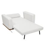 Fauteuil convertible Copperfield Plus II Tissu - Tissu Zahira : Blanc