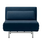 Fauteuil convertible Copperfield Bleu - Textile - 92 x 76 x 85 cm