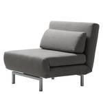 Fauteuil convertible Copperfield Gris - Textile - 92 x 76 x 85 cm