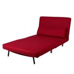 Slaapfauteuil Copperfield geweven stof - Stof Bora: Rood