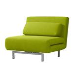 Slaapfauteuil Copperfield geweven stof - Stof Zahira: Limegroen