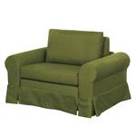 Slaapfauteuil LATINA Country met Hoes geweven stof - Stof Doran: Groen