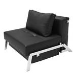 Fauteuil lit Cubed 90 Cuir synthétique - Noir