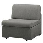 Fauteuil convertible Disley Tissu - Gris - Sans accoudoirs