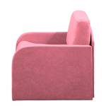 Fauteuil convertible Disley Tissu - Mauve - Avec accoudoirs